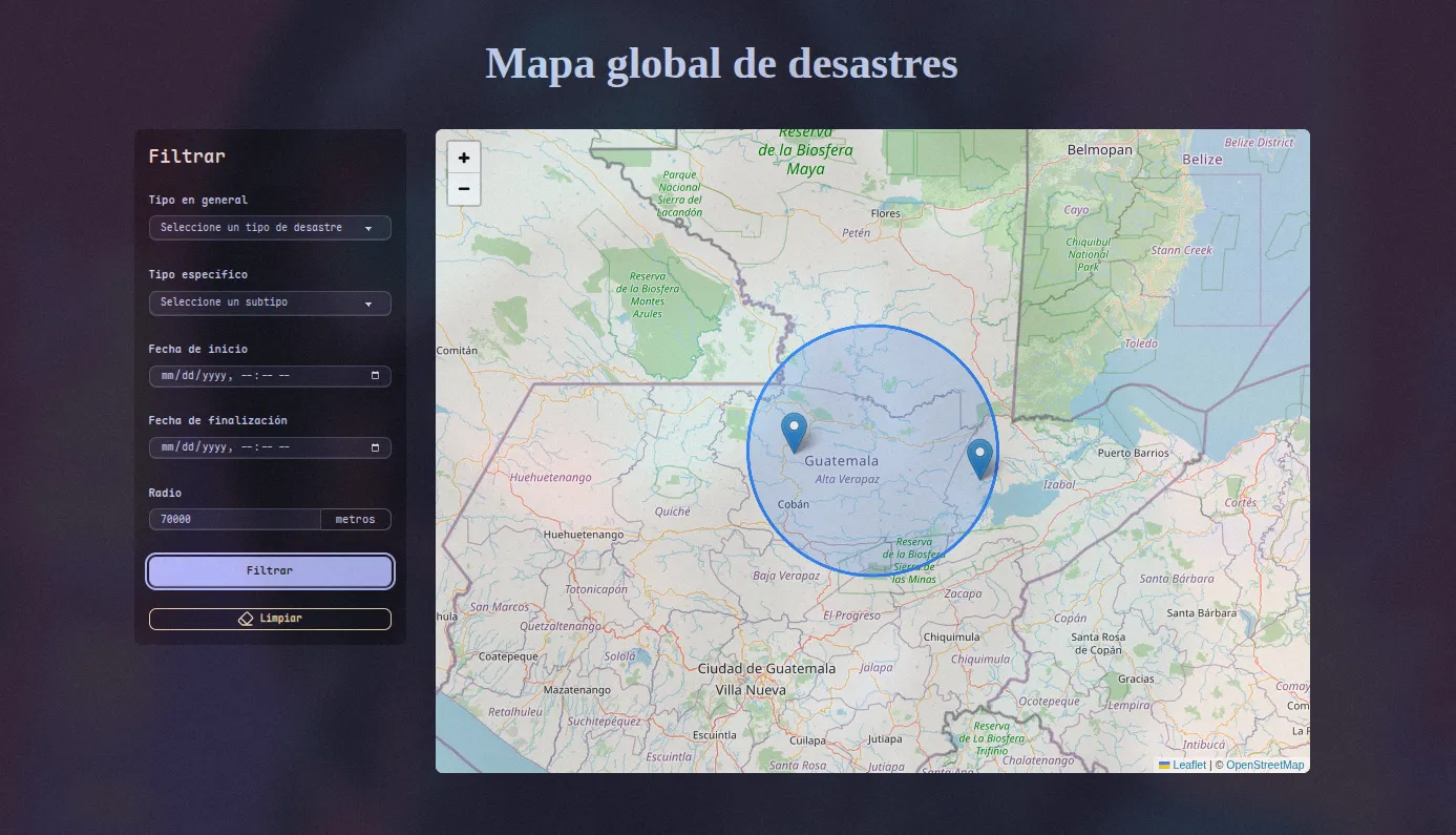 Plataforma de Alertas de Catástrofes Globales